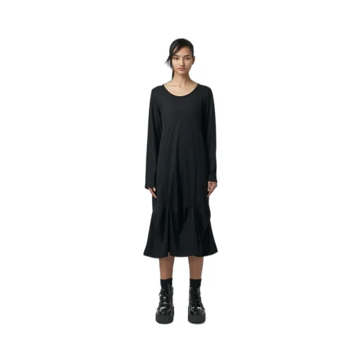 Soft Wool Dress With Darts