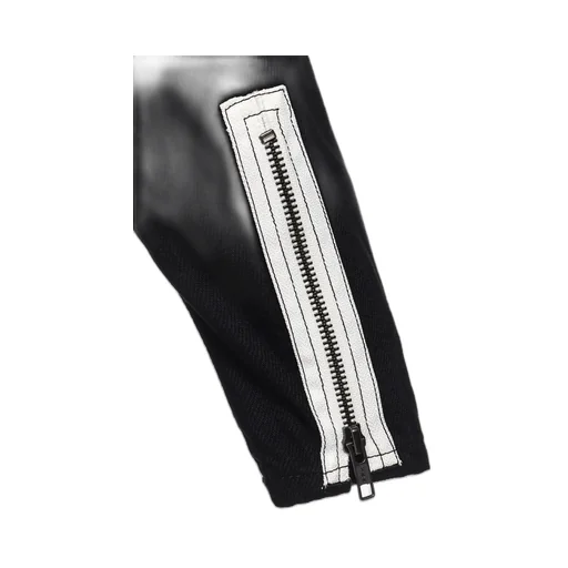 Cotton Drill Belt Detail Biker Jacket