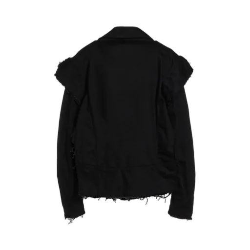 Cotton Drill Biker Jacket