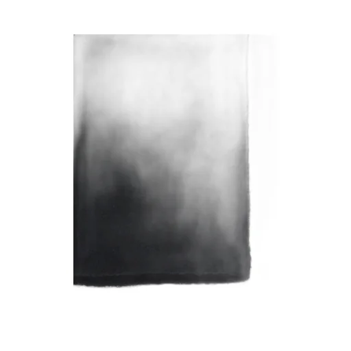Asymmetric Cut Soft Wool Pile T-Shirt