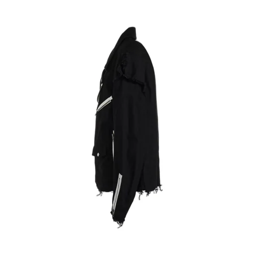 Cotton Drill Biker Jacket
