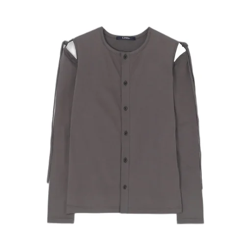 60/2 Cotton Jersey Top With Shoulder Ribbon Details