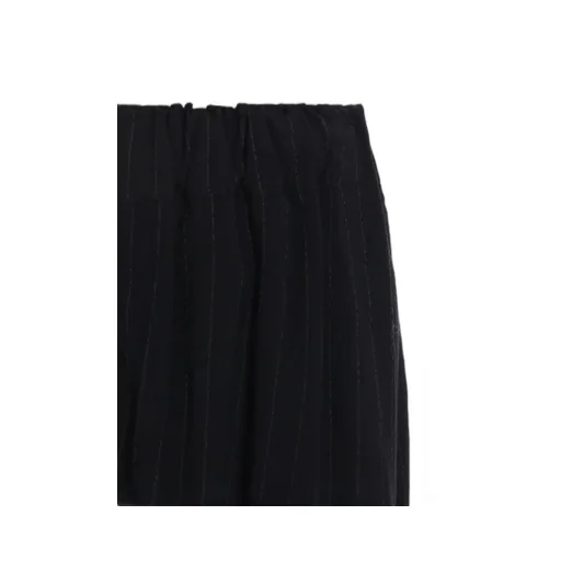 Stripe Irregular Hem Skirt