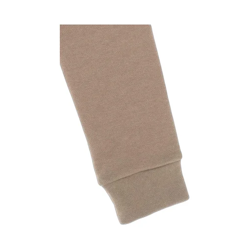 Tight Fleece Lining Short Pullover With Design Sleeve