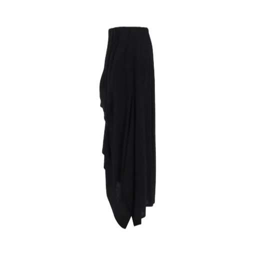 Stripe Irregular Hem Skirt