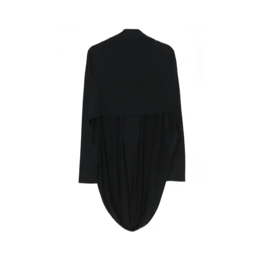Rayon Jersey Hem Drape Cardigan