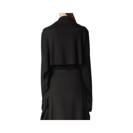 Rayon Jersey Hem Drape Cardigan