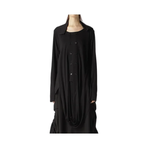 Rayon Jersey Hem Drape Cardigan
