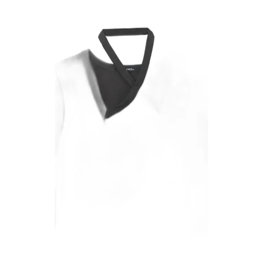 Lyocell/Cotton Jersey Cross Neck Dress