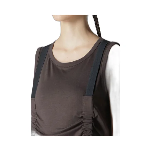 Plain Stitch Suspender Tank Top