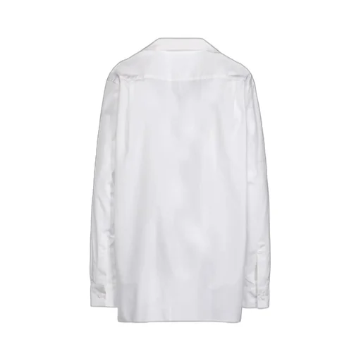 100/2 Broad Cotton Open Collar Shirt