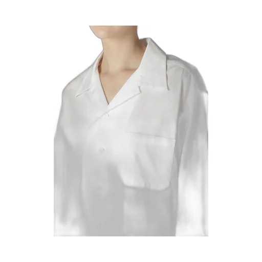 100/2 Broad Cotton Open Collar Shirt