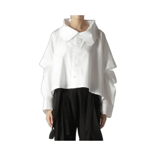 100/2 Broad Cotton Elbow Slit Shirt