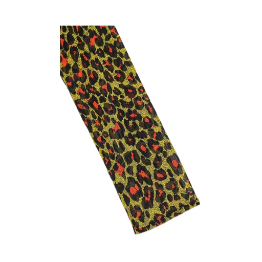 Leopard Tulle High Neck Pullover