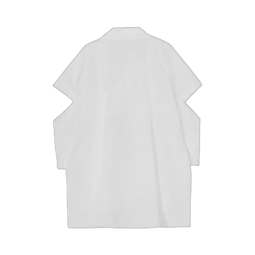 100/2 Broad Cotton Elbow Slit Long Shirt
