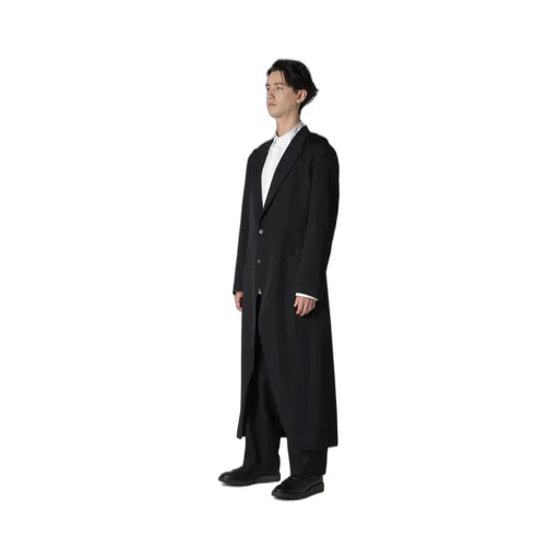 Wool Gabardine Shoulder Button Jacket