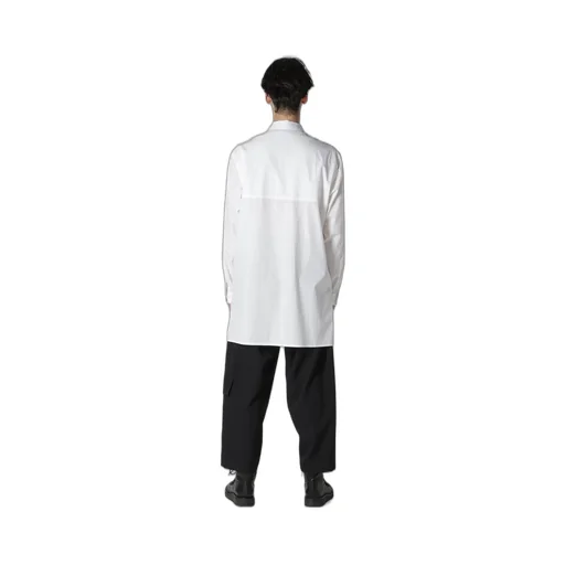 Broad Chain Stitch Blouse With Zipper
