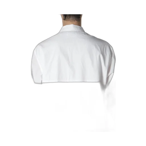 Broad Chain Stitch Blouse With Zipper