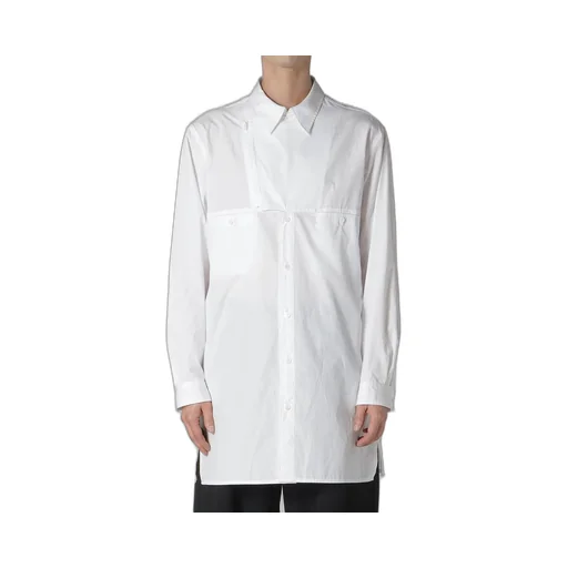 Broad Chain Stitch Blouse With Zipper