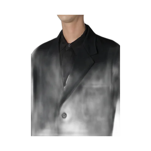 Wool Gabardine Blouson Tailored Jacket