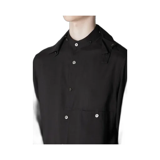 Cellulose Loan Arranged Spare Collar Blouse