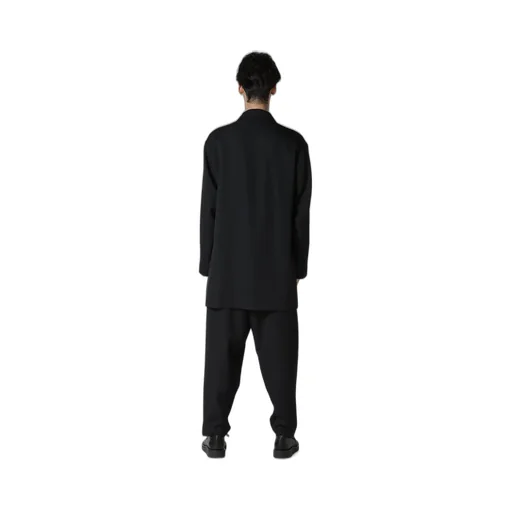 Wool Gabardine Blouson Tailored Jacket