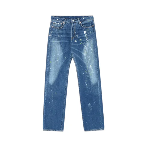 12Oz Denim Paint Splattered Jeans