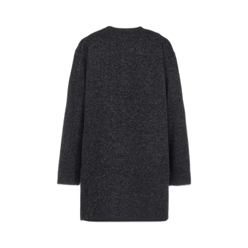 China Button Long Cardigan