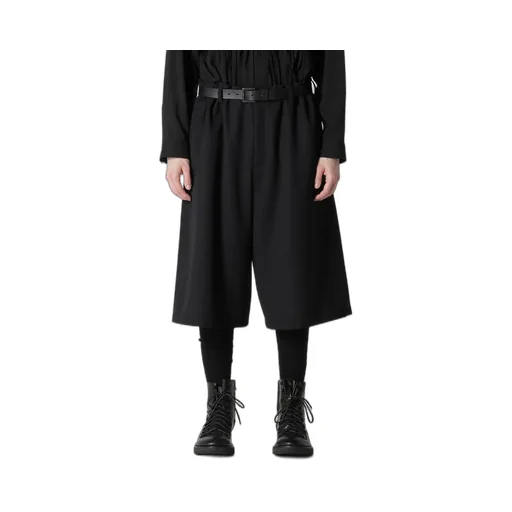 Army Gabardine Pleats Half Pants