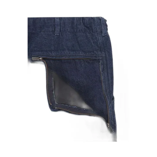 Sp 12Oz Denim Pants With Zipper Pocket