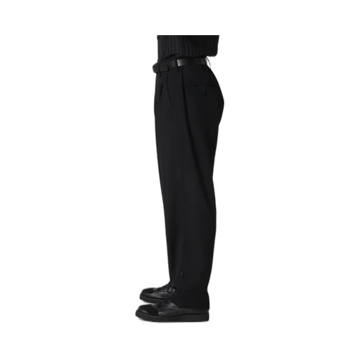 Wool Gabardine 2Tucks Tab Pants