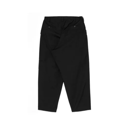 Wool Gabardine Tuck Tab Pants