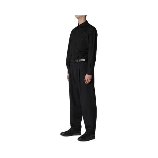 Wool Gabardine Hem Tab Gabardine Pants