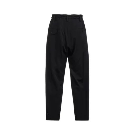Wool Gabardine Hem Tab Gabardine Pants