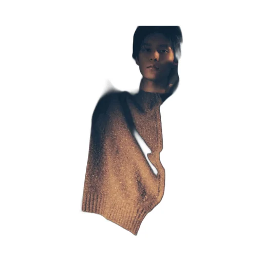 Fine Merino Wool Cable Switch Unbalance Pullover