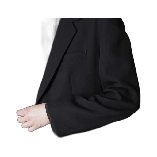 Army Gabardine Left Zipper Jacket