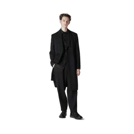 Army Gabardine 3Button Lapel Attachable Jacket