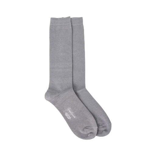C/Ac Plain Stitch B Plain Color High Socks
