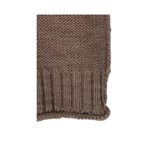Roving Slub Wool Unbalance Turtleneck