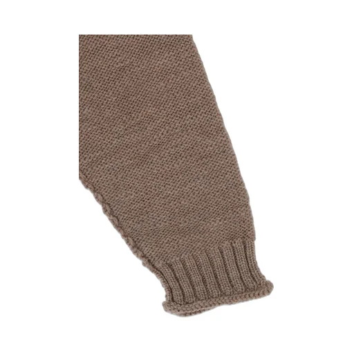 Roving Slub Wool Unbalance Turtleneck