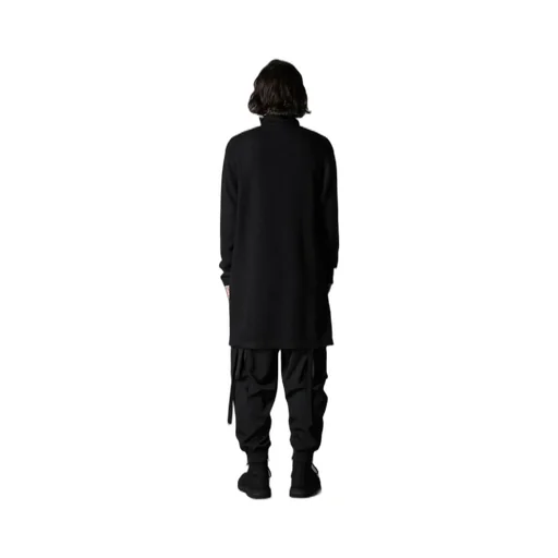 Spider Web Knit Big Turtleneck T-Shirt