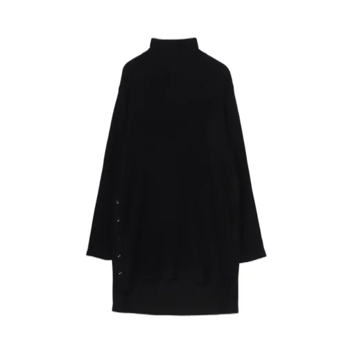 Spider Web Knit Big Turtleneck T-Shirt