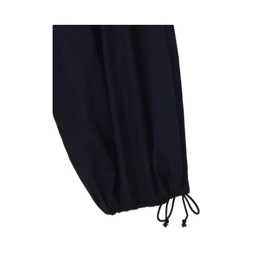 Indigo Dyed Cotton Twill Balloon Pants