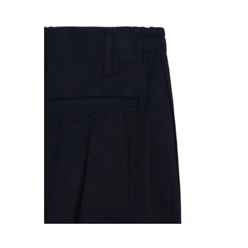 Indigo Dyed Cotton Twill Balloon Pants