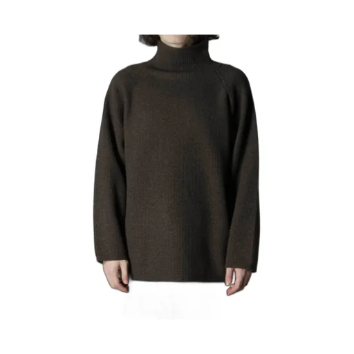 Fine Merino Wool Raglan Turtle Neck