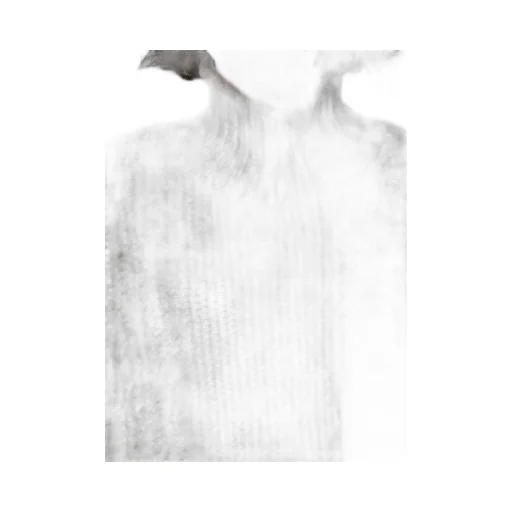 Roving Slub Wool Unbalance Turtleneck