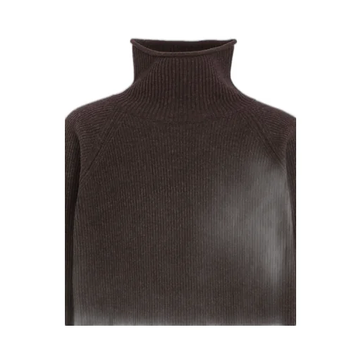 Fine Merino Wool Raglan Turtle Neck