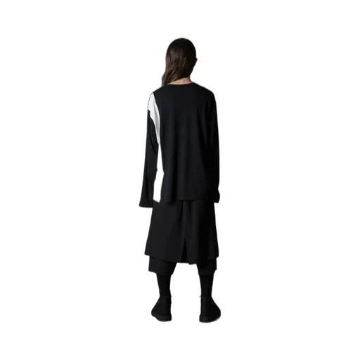 C/Mo Jersey Combination Mix Block Long Sleeved T-Shirt