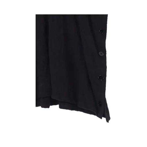Cathc Washer Wrinkle Jersey Side Button Short Sleeved T-Shirt