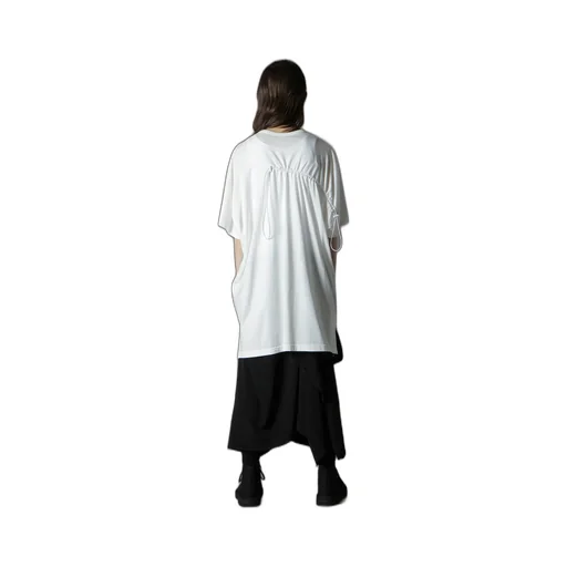 C/Mo Jersey Drawcord French Sleeve T-Shirt
